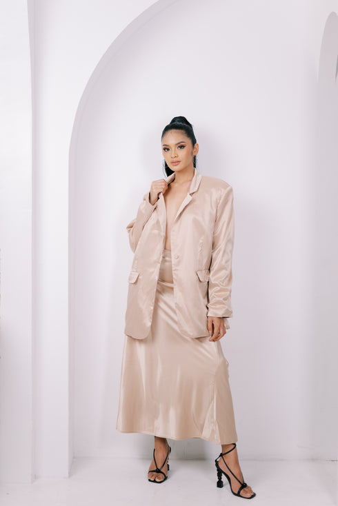 GS Party: Tracy Oversized Blazer and Maxi Skirt Set